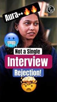 Not a Single Interview Rejection 🤯 #pw #gate #IISc #gatewallah