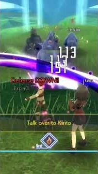 Sword Art Online: Integral Factor Mobile Gameplay