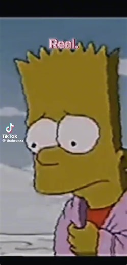 Real.#sad #sadbartsimpson | bart simpson sad edit