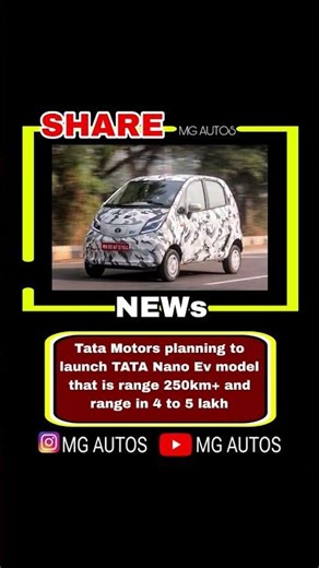 Tata Motors Bringing Back the Nano! New Tata Nano EV 250KM Range at ₹4-5 Lakh? | Budget EV Big News