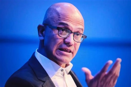 Microsoft CEO Satya Nadella Welcomes Intense AI Rivalry, Predicts Tech's GDP Share Will Rise - NewsBreak