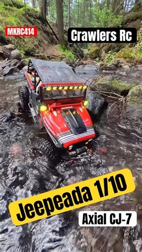 Crawler Rc jeep de control remoto #rc #radiocontrol #crawler #offroad #rcoffoad #axial #4x4 #rctoys