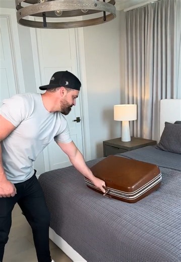 My husband turned a briefcase into a drum