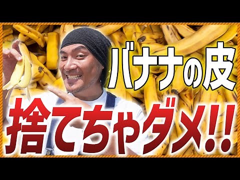 【バナナで元気野菜！】バナナの皮で肥料を作ろう！簡単肥料の作り方 ！