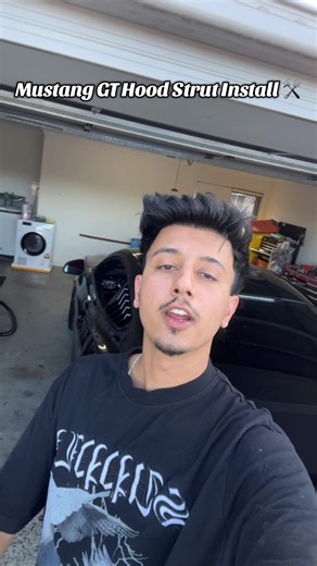 DIY Mustang GT Hood Strut Replacement Guide