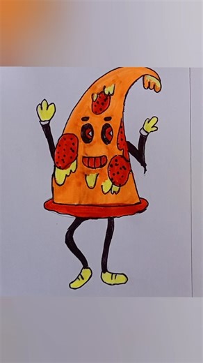 one slice of pizza 🍕#drawingshorts
