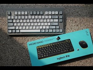 Make a wireless mechanical keyboard (using Logitech MK240)