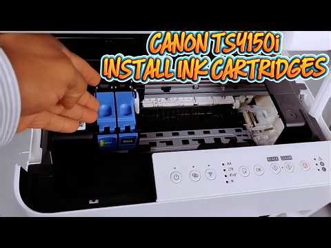 Canon TS4150i Setup: How to Install Ink | Full Guide