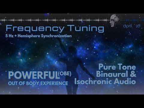 5 Hz | Powerful Out of Body Experience (OBE) / Binaural & Isochronic Audio || Frequency Tuning
