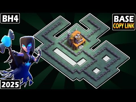 Most Powerfull BUILDER HALL 4 [BH4] 2025 - Base With Copy Link - Clash Of Clans