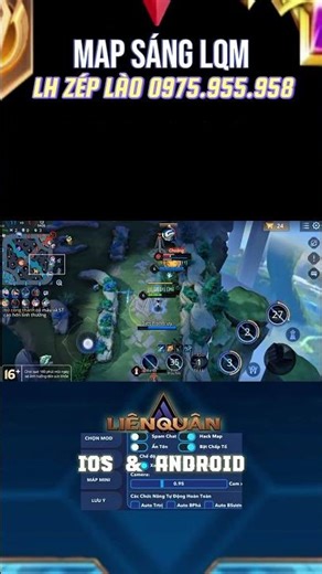 Paine Tầm Này H.a.c.k Map,Full Chức Năng Chấp Tố Tẹt Ga #lienquanmobile #shorts #sangmodgame
