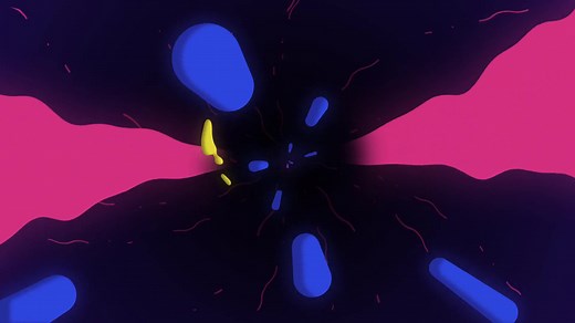 2D卡通手绘MG逐帧流体LOGO标志开场动画AE模板-M1911