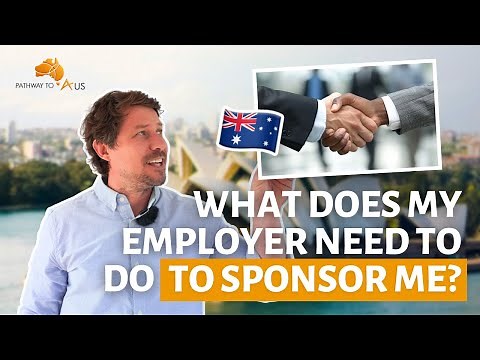 What does my employer need to do to sponsor me?