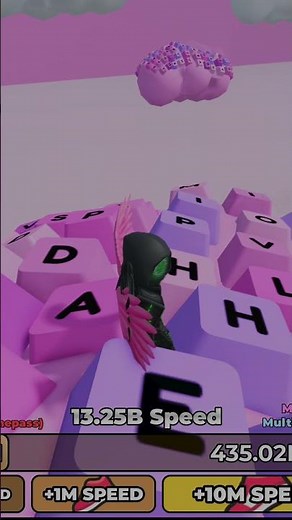 Beat Stage 13 in +1 Speed Keyboard Escape! (Roblox) #shorts #robloxshorts #roblox