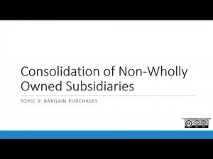 Consolidation Methods | Topic 2 | Non-Wholly Owned Subsidiaries