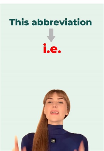 What i.e. means 💡#english #abbreviations #legalenglish #law #education