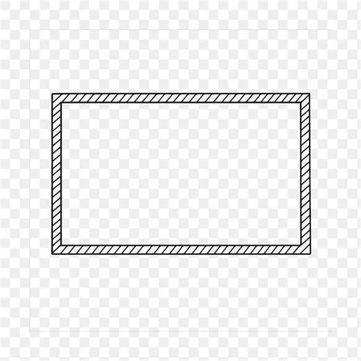 Download free png of PNG Hand-drawn rectangular frame illustration. by Pinn about background, png, border, frame, and shadow 25931675