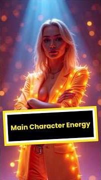 main character energy