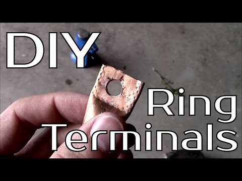 Make Your Own Battery Ring Terminals