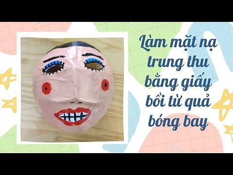 DIY - How to make a mask paper - how to make a mache mask