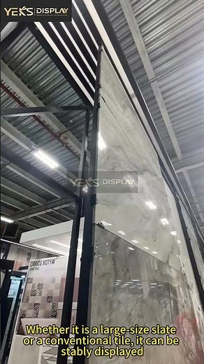 Custom Side-Sliding Rack for Tiles & Stone | Modern Sample Display Solution#tileshop