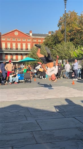 @insidelouisiana on Instagram: "Breakdancing in Jackson Square!"