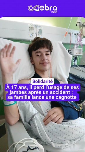 Il perd l'usage de ses jambes après avoir été renversé par un camion. Sa famille lance une cagnotte pour assurer son retour à la maison. Le 15 septembre dernier, alors qu’il roulait à scooter pour se rendre au travail, Lucas Basset, 17 ans, entre en collision avec un poids lourd. Grièvement blessé, il est opéré en urgence, mais perd l'usage de ses jambes. Sa famille a lancé une cagnotte en ligne pour financer un véhicule adapté et les aménagements indispensables pour son retour à la maison. ✍️ T