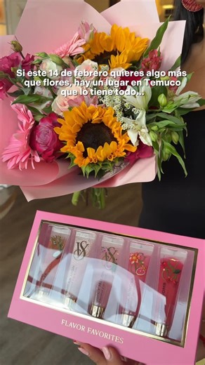 Flores y Regalos en Temuco on Instagram: "Si este 14 de febrero buscas algo más que flores, hay un lugar donde encuentras el regalo completo 💝 En Jardín Encantado no solo hay delicados bouquets, también encuentras cremas, splash, chocolates, bisutería y muchos otros detalles para sorprenderla. Todo en un solo lugar, para que tu regalo sea perfecto desde el ramo hasta el último detalle ✨ 📍 Tiendas oficiales Casa matriz: 📍 Traiguén — Av. Brasil 688 Sucursal: 📍 Temuco — Av. Los Pablos 02438, Lo