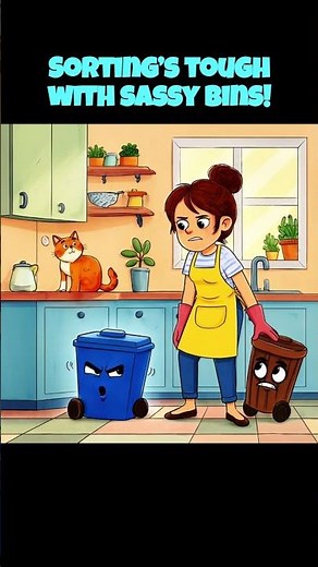 I Tried Sorting Trash and My Bins Judged Me!
