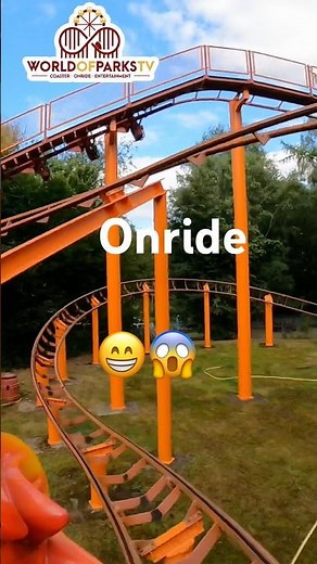 Drachen-Achterbahn Onride im Tier- und Freizeitpark Thüle 🎢 #shorts #achterbahn #rollercoaster #pov