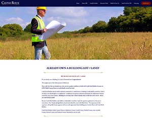 Build Your New Construction Home on your Own Maryland Lot or Land — Custom Home Builders in Maryland, Castle Rock Builders