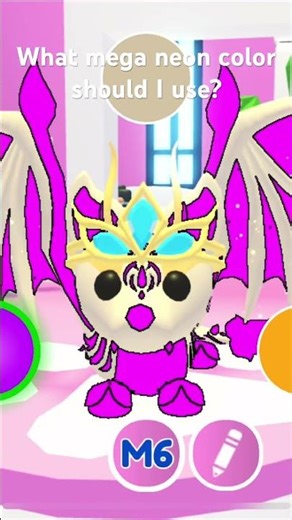 What mega neon color should I use? #trademe #adoptme #roblox ￼