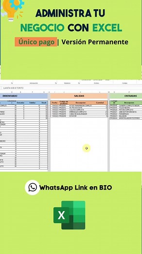 Administra tu negocio con Excel #exceltricks #excel #emprendedores