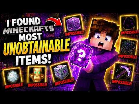 I Found Minecraft’s Most UNOBTAINABLE Items… 😱 (Impossible Loot!)