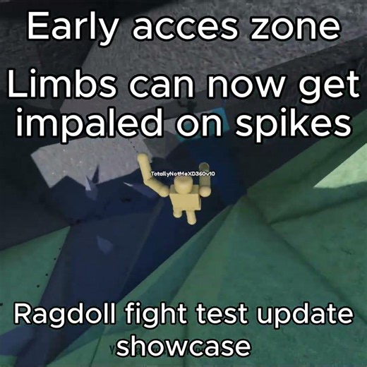 Ragdoll fight test update showcase : Early access zone