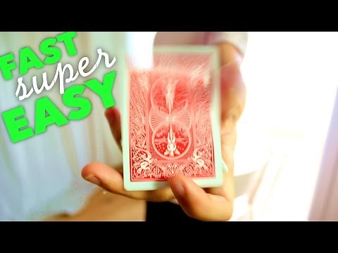The Easiest Card Flourish Of All The Time (and Super Fast)