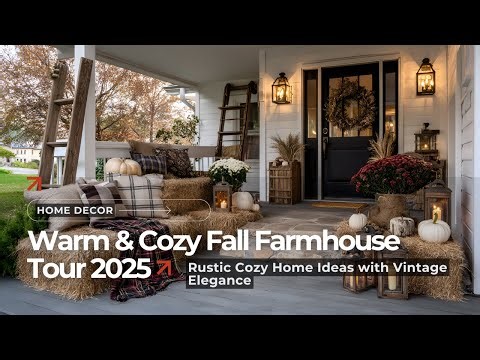 Cozy Autumn Farmhouse Makeover 2025 🍂 | Warm Rustic Fall Decor Ideas for Every Room