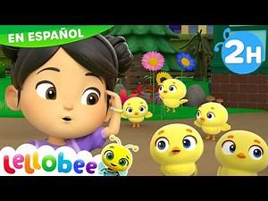 Cinco Patitos - ¡Aprende los Números y Diviértete! | Lellobee Español Latino - Canciones Infantiles