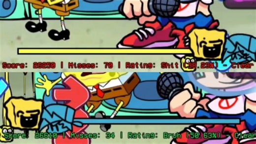 FNF scripts(lua) 让你的score颜色随着生命值变化