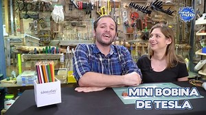 A bobina de TESLA pode acender uma lâmpada sem usar fios??? Clique e confira este vídeo “iluminado” da parceria entre Manual do Mundo e a Universidade São Judas! | Manual do Mundo