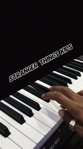 Stranger things kids/Easy piano tutorial/#shorts #pianomusic #easypiano #pianocover