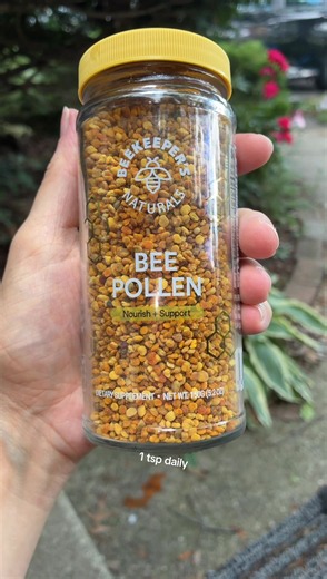 Raw bee pollen granules for a healthy immune system!!