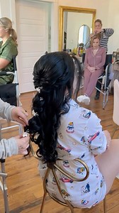 1.9K views · 133 reactions | Caitlyn’s hair was SO fun To create ✨ #orlandohairstylist #orlandoweddinghair #bridalupdos #weddingupdo #weddingtrial #bridetobe #weddingdaylook #naturalbride#weddingdayhair #orlandoweddings #halfupstyles | Hair and Makeup by Haley | Facebook