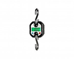 Klau Portable Mini Crane Scale 150 kg / 300 lb Heavy Duty Digital Hanging Scales LCD Display with Backlight for Home Farm Hunting Outdoor Black