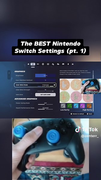 Best Fortnite Settings for Nintendo Switch 2024