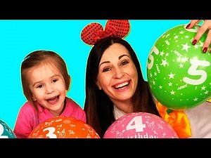 Лика учит цифры для детей