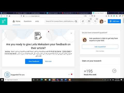 Using the Google Scholar and Research Gate