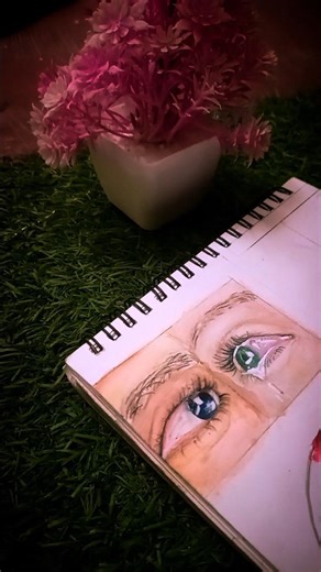 pov : eye contact🖤✨️ #art #glow #drawing #couple #ytshorts #viralvideo #trending #painting #love