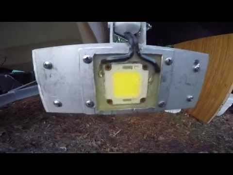 Home-made 100 Watt (8000 Lumen) LED Flounder light