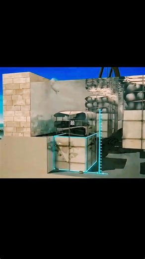 The latest secret of the contraction process of the great pyramid of Khufu reveal😮 #architecture #3danimation #fyp #viral #pyramids | Budoy.reels